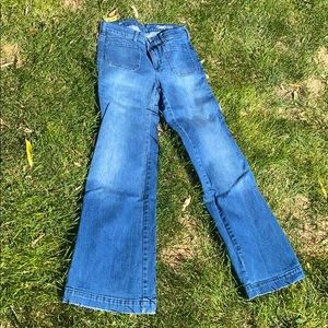 Gap high rise flare jeans